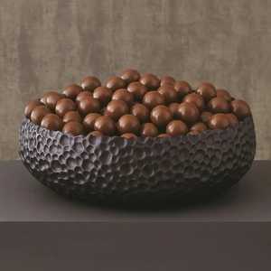 ชามเสิร์ฟทรงคลื่นหรูหรา ทำจากสแตนเลสขัดเงา รูปทรงโค้งมน สำหรับใส่ผลไม้หรือสลัด ภาชนะโลหะทันสมัยสำหรับโต๊ะอาหาร - Product Image 2