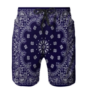 Shorts de Playa para Hombre, Casuales de Verano, con Estampado de Rayas, Elásticos en 4 Direcciones, Transpirables, de Secado Rápido, con Cintura Elástica - Product Image 3