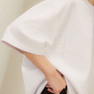 T-shirts décontractés pour femmes, grandes tailles, surdimensionnés, 100% coton, séchage rapide, respirants, look professionnel, options personnalisées, vêtements pour adultes - Product Image 6