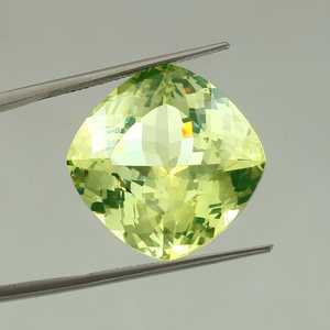 Pierre précieuse naturelle de chrysoberyl vert, taille coussin, scintillante, pierre brute pour la fabrication de bijoux et de bagues - Product Image 5