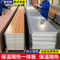 Panneaux muraux en métal gaufré, isolation thermique, résistance à la corrosion, faible entretien pour les façades de bâtiments