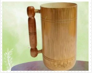 Jarra de Cerveza Artesanal Moderna de Gran Capacidad, Ecológica, de Madera Natural, Modelo TS-1184 de Timeless Craft, Exportador de Artículos de Bar Premium - Product Image 3