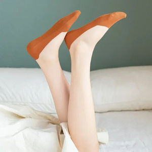 Unisex Casual <b>No</b> <b>Show</b> Footie Socks for Men and Women Breathable Cotton Anti Slip Summer High-quality Custom Wholesale - Product Image 4