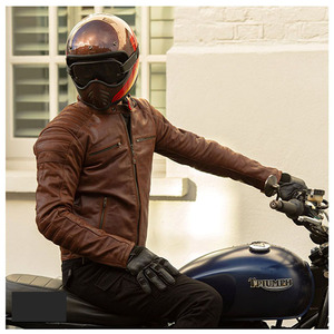 Chaqueta de Cuero Estilo Motero, Alta Calidad, Precio de Fábrica al por Mayor, Talla Grande, Chaqueta de Cuero para Motocicleta de Invierno - Product Image 3