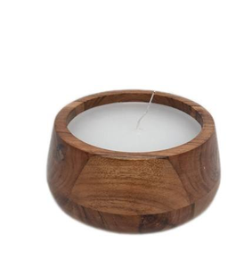 Wood Oval Votive Natural Colour <b>Large</b> Size <b>Candle</b> Bowl For Christmas Wood Oval Votive Natural Colour <b>Large</b> Size <b>Candle</b> Bowl - Product Image 3