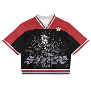 เสื้อฮอกกี้น้ำแข็งชาย เบอร์ 66 คอวี แขนสั้น ผ้าตาข่ายระบายอากาศ โพลีเอสเตอร์พิมพ์ลายแบบซับลิเมชั่น ชุดกีฬาทีมแบบสั่งทำ - Product Image 6