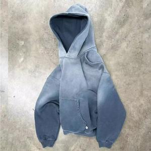 Sudadera con Capucha Oversize de Estilo Urbano, 370 Gramos, 100% Algodón, Estampado Puff, Hombros Caídos, Personalizable, para Hombre, Otoño - Product Image 3