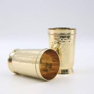 Vaso de Latón para Beber con Diseño Grabado a Mano, Estilo Vintage, para Decoración del Hogar, Cocina, Regalo, Uso en Hoteles - Product Image 6