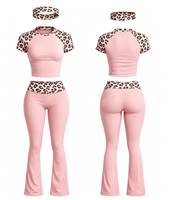 Ensembles d'entraînement pour femmes, tenue de sport 2 pièces, leggings taille haute, soutien-gorge de sport, ensembles deux pièces, vêtements de sport, ensemble d'entraînement yoga