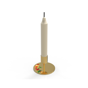 Modern Black Steel <b>Candle</b> Stand with Twisted Design for Home Decoration - Product Image 5