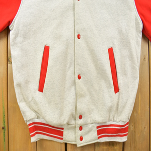 Blank Varsity Style Sweatshirt / Lined Sweater / Fruit Of The loom Super-cotton / Color <b>Block</b> - Product Image 5