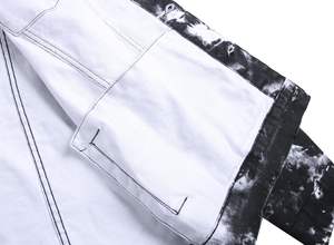 Chaqueta de mezclilla Clean Wash para invierno, duradera, informal, de largo medio, estilo urbano desgastado, para uso formal y casual, transpirable. - Product Image 2