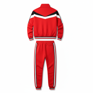Ensemble de survêtement de football pour hommes en polyester 100 % personnalisé OEM, manches courtes, logo frontal par sublimation, séchage rapide, respirant, 240g - Product Image 2