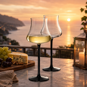 Copas de Vino de Borosilicato Hechas a Mano de 270 ml, con Base de Tallo de Color, Libres de Plomo, para Vino Tinto y Blanco, Reutilizables, al por Mayor - Product Image 6