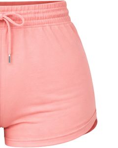 Mustard Women Shorts Elastic Waist <b>Drawstring</b> Casual Gym Shorts Soft Stretch Summer Lounge Shorts Comfortable Daily Wear - Product Image 4