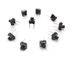 Microinterruptor Compacto de 2 Pines con Activación por Presión, Baja Tolerancia, Alta Precisión, Botón de Acción Rápida para Circuitos PCB Electrónicos DIY, Larga Duración - Product Image 1