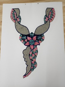 Custom Woven Embroidered <b>Sew</b>-<b>On</b> Neck <b>Patches</b> for Fashion Brands Personalized Embroidered Labels for Garment Home Textiles - Product Image 6