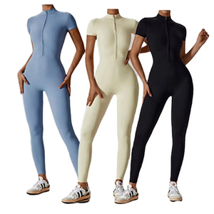 Nouvelle combinaison sexy à bretelles halter sans manches, longueur intégrale, été, tissée, 100% polyester, pour femmes, séchage rapide, respirante - Product Image 6
