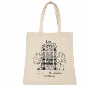 ถุงช้อปปิ้งผ้าฝ้าย 100% คุณภาพสูง ปรับแต่งได้ ทันสมัย พิมพ์ลายตามสั่ง ใช้ซ้ำได้ เป็นมิตรกับสิ่งแวดล้อม - Product Image 1