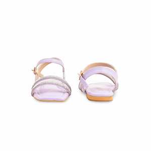 Sandales décontractées à talons violets pour filles KD5631 - Product Image 2