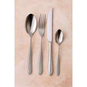 Modern 18/10 Stainless Steel Flatware <b>Set</b> Embossed Pattern Silver Cutlery <b>Set</b> Mirror Polished Dinner <b>Set</b> <b>for</b> Home Restaurant - Product Image 4