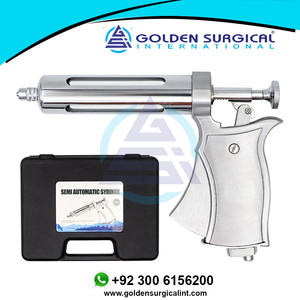 Jeringa Continua Semiautomática Ajustable de 50 ml, Inyección Continua de Vacunas, Equipo Veterinario para Caballos, Ovejas, Ganado Vacuno y Cerdos - Product Image 2