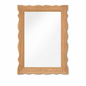 Miroir mural carré moderne en bois massif, fait main, avec cadre en bois naturel, pour la vente en gros, idéal pour le salon - Product Image 6