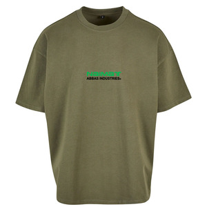 เสื้อยืดแขนสั้นผู้ชายทรงโอเวอร์ไซส์ พิมพ์ลายตัวอักษรด้านหน้า สไตล์ลำลอง ผ้าคอตตอนเจอร์ซีย์ ทรงพอดีตัว - Product Image 6