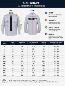 เสื้อเชิ้ตยูนิฟอร์มรักษาความปลอดภัย Elite Vanguard International สีน้ำเงินกรมท่า ผ้าโพลีเอสเตอร์ระบายอากาศได้ดี มีกระเป๋าเสื้อ ตรวจจับเข็มได้ ไร้รอยต่อ - Product Image 6
