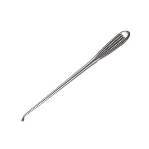 Rectus Flat Back Spinal Fusion Curette 11'' Straight Size #1 Cup Brun Handle Manual Medical Grade <b>Instrument</b> CE By Grip Surgical - Product Image 2