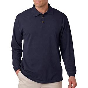Men's <b>Long</b> <b>Sleeve</b> Polo <b>Shirt</b> Casual Print & Solid Styles Size XL Anti-Wrinkle Button Decoration <b>Golf</b> Polo 100% Cotton - Product Image 5
