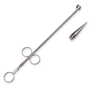 Pistolet d'insémination artificielle pour bovins en acier inoxydable Zachary Industries ZI-VET-542, seringues vétérinaires durables de 0,25 ml/0,5 ml - Product Image 5