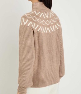 Suéter de Punto Acanalado para Mujer - Jersey de Invierno con Rayas Verticales - Prenda de Punto Elástica y Suave para Otoño, Transpirable - Product Image 4