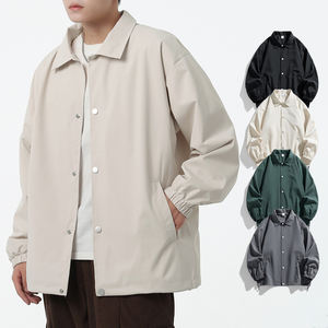 เสื้อโค้ชผู้ชายคุณภาพดีที่สุดปี 2026 พร้อมโลโก้สั่งทำพิเศษ เสื้อโค้ชผู้ชายไซส์ใหญ่ เสื้อโค้ชกันลม ผลิตในปากีสถาน - Product Image 6