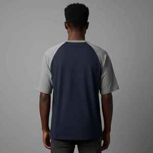 New Fashionable High Quality Crew <b>Neck</b> Custom DTF Printed Logo 100% Cotton Eco-Friendly Breathable Hip Hop Boxy T-Shirt for Men - Product Image 3