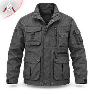 Versatile <b>Men</b>’s Utility <b>Field</b> <b>Jacket</b> Featuring Comfortable Material Functional Storage And Relaxed Styling <b>For</b> Daily Outfits - Product Image 1