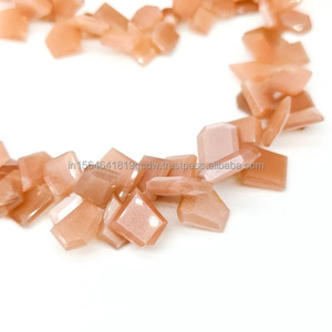Piedras Preciosas Sueltas de Piedra Lunar Color Durazno, Forma Elegante, para Joyería, Piedra Lunar de Alta Calidad, Venta al Por Mayor - Product Image 5