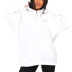 Pull à Capuche en Molleton de Coton de Haute Qualité Personnalisé, Sweat à Capuche de Créateur avec Logo Personnalisé, Surdimensionné, 2025 pour Femmes - Product Image 1