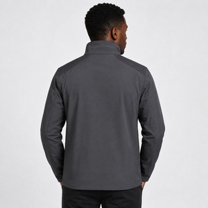<b>Mens</b> Soft Shell <b>Jacket</b> Breathable Flexible Material Durable Construction Lightweight Design Ideal <b>for</b> <b>Cycling</b> Hiking Running - Product Image 4
