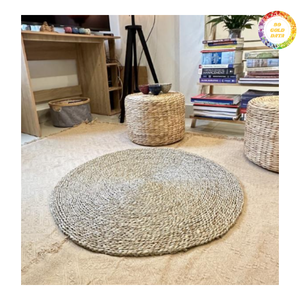 Tapis de porte en jonc de mer du Vietnam, tissé à la main, durable, pour entrée intérieure et extérieure - Product Image 5