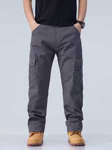 Hot Sale Men's Cargo <b>Trouser</b> Pent 100% Cotton High Quality Workwear <b>Trouser</b> Durable With 6 Pockets Full-Length Custom Logo - Product Image 6