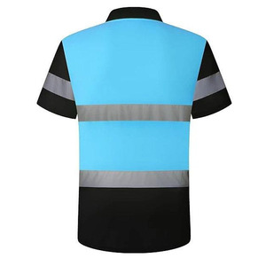 Chemise de travail réfléchissante en coton pur personnalisée, vêtements de sécurité imperméables pour les travailleurs des chantiers de construction et des ateliers souterrains - Product Image 6