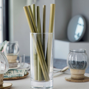 Natural <b>Bamboo</b> Beverage <b>Straws</b> Sustainable Drinking Accessories for Refreshments Cocktails Juice and Smoothies - Product Image 3