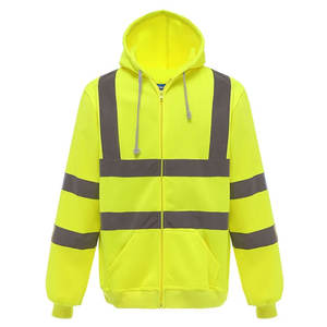 Ropa de Trabajo de Alta Visibilidad, Sudadera con Capucha Reflectante de Seguridad para Hombre, Sudadera con Capucha de Seguridad al por Mayor, Sudadera con Capucha de Tela de Alta Calidad - Product Image 2