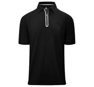 Camisa de Golf Gótica para Hombre, de Manga Corta, con Cierre de Cremallera, Logotipo en el Frente, Impresión en Lona, 180g, Absorbe la Humedad, Antiarrugas, con Bolsillo - Product Image 3