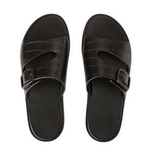 Men Sporty Sandals Genuine Leather Round <b>Toe</b> Comfortable Outdoor Summer Footwear Global Export Bulk Manufacturer - Product Image 1