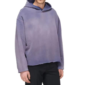 Sudadera con Capucha Personalizada con Logotipo, 100% Algodón, Servicio de Lavado Ácido, Ecológica, Resistente al Viento, Sudadera con Capucha de Alta Calidad para Hombre, Corte Regular, Forro Polar - Product Image 6