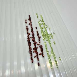 พลอยเพอริดอทดิบธรรมชาติคุณภาพพรีเมียม A J Gems รูปทรงมาร์คีส์ขนาด 2x4 มม. สีเขียว สำหรับทำเครื่องประดับ - Product Image 4