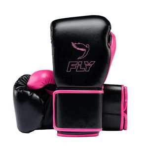 Ensemble de sparring professionnel OEM personnalisé en cuir véritable noir et rose, comprenant des gants de boxe confortables en cuir de vachette, un protège-tête et un protège-guêtres. - Product Image 2