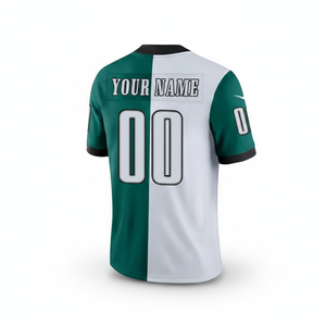 เสื้อฟุตบอลอเมริกันแบบสั่งทำพิเศษ พิมพ์ลายแบบซับลิเมชั่น ชุดทีมคุณภาพสูง ผ้าตาข่ายระบายอากาศได้ดี แบบ unisex ครึ่งตัวด้านหน้า - Product Image 3